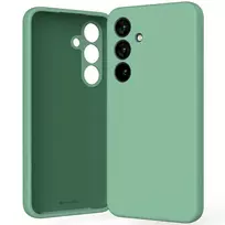 Mercury Silicone Phone Case for Samsung Galaxy S25 in green