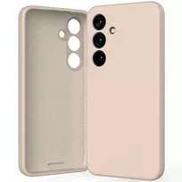 Mercury Silicone Phone Case for Samsung Galaxy S25 in pink sand