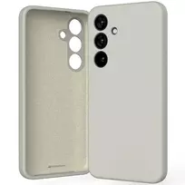 Mercury Silicone Phone Case for Samsung Galaxy S25, stone finish