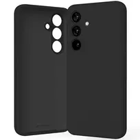 Mercury Silicone phone case for Samsung Galaxy S25, black