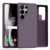 Mercury Silicone Phone Case for Samsung Galaxy S25 Ultra in purple