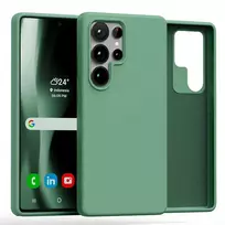 Mercury Silicone phone case for Samsung Galaxy S25 Ultra, green