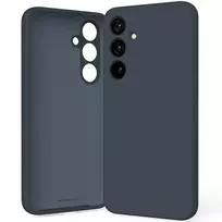 Mercury Silicone Phone Case for Samsung Galaxy S25+ in navy