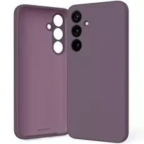 Mercury Silicone Phone Case for Samsung Galaxy S25+ in purple
