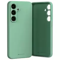 Mercury Silicone phone case for Samsung Galaxy S24 FE, green