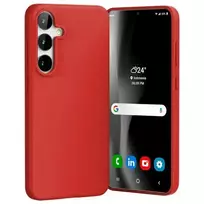 Mercury phone case for Samsung Galaxy S24 FE in red
