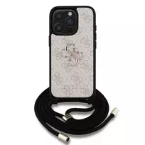GUESS iPhone 15 Pro pink phone case