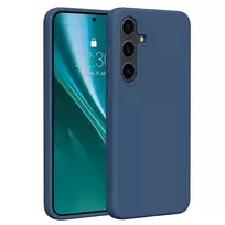 Etteri Silicone case for Samsung Galaxy S24 Plus in dark blue