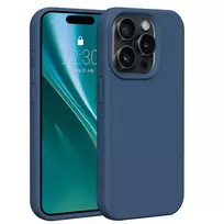 Etteri Silicone phone case for iPhone 15 Pro 6.1, blue