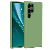 Etteri Silicone case for Samsung Galaxy S24 Ultra in light green