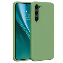 Etteri Silicone case for Samsung Galaxy S23 Plus in light green