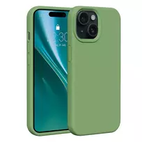 Etteri Silicone phone case for iPhone 15, 6.1-inch, light green