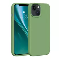 Etteri Silicone phone case for iPhone 13 6.1, light green