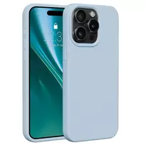 Etteri Silicone case for iPhone 15 Pro Max in light blue