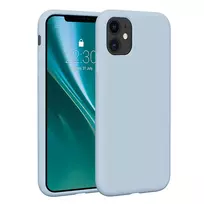 Etteri Silicone phone case for iPhone 11, light blue