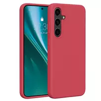 Etteri Silicone phone case for Samsung Galaxy S24 Plus, raspberry