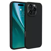 Etteri Silicone phone case for iPhone 16 Pro Max, 6.9 inches, black