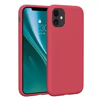 Etteri Silicone phone case for iPhone 11, raspberry color