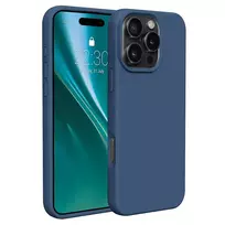 Etteri Silicone phone case for iPhone 16 Pro Max in dark blue