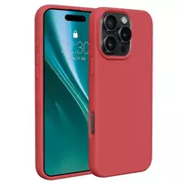 Etteri Silicone phone case for iPhone 16 Pro Max, raspberry