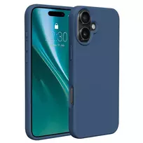 Etteri Silicone case for iPhone 16 Plus in dark blue