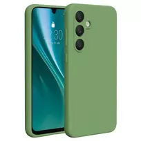 Etteri Silicone phone case for Samsung Galaxy S24 FE in light green
