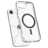 Spigen Ultra Hybrid phone case for iPhone SE 4 (2025), transparent with MagSafe