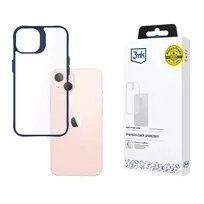 3MK Satin Armor Case+ Blue for Apple iPhone 14 - clear
