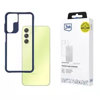 3MK Satin Armor Case+ Blue for Samsung Galaxy A25 5G - Clear