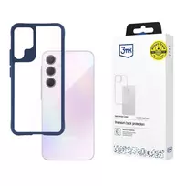 3MK Satin Armor Case+ Blue for Samsung Galaxy A35 5G - Clear