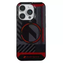 Audi IML Sport MagSafe Case for iPhone 14 Pro 6.1" black hardcase AU-IMLMIP14P-RSQ|D2-BK