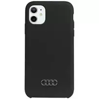 Audi Silicone Case for iPhone 11 | Xr 6.1" Black | Black Hard Case AU-LSRIP11-Q3 | D1-BK