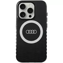 Audi IML Big Logo MagSafe Case for iPhone 15 Pro - Black