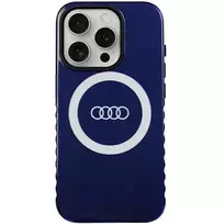 Audi IML Big Logo MagSafe Case for iPhone 15 Pro - Blue