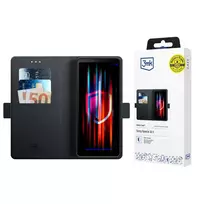 3MK Wallet Case for Sony Xperia 10 V - Black