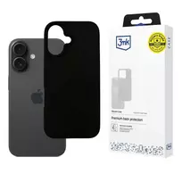3MK Silicone Case for iPhone 16 - Black