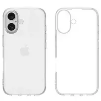 Fusion Accessories Fusion Ultra Back Case 2 mm protect silicone case for Apple iPhone 16e, transparent