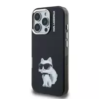 Karl Lagerfeld IML Aquarelle Choupette Case for iPhone 16 Pro Black