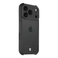 Tactical Quantum Stealth Cover for Apple iPhone 17 Pro, Clear | Black