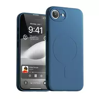 Mercury Case, Semi-Silicone MagSafe iPhone 16E in blue