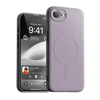 Mercury Case, Semi-Silicone MagSafe iPhone 16E in lavender