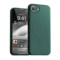 Mercury Case, Semi-Silicone MagSafe iPhone 16E, green
