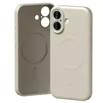 Mercury Semi-Silicone phone case with MagSafe support for iPhone 17 in gray