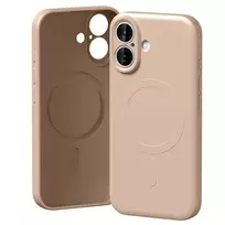 Mercury Semi-Silicone phone case with MagSafe support for iPhone 17 in pink