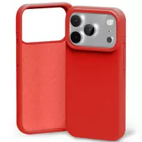 Mercury Silicone phone case for iPhone 17 Pro, red