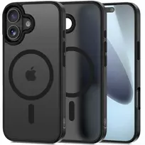 Tech-Protect MAGMAT phone case with MagSafe support for iPhone 17, matte black