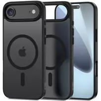 Tech-Protect MAGMAT phone case with MagSafe support for iPhone 17 Air, matte black