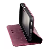 Tactical Xproof book-style phone case with stand for Samsung Galaxy A17 5G, red