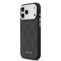 GUESS 4G phone case with MagSafe support for iPhone 17 Pro Max, black