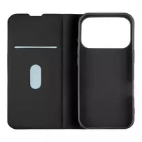 Obal:Me SmoothTouch book-style phone case for iPhone 17 Pro, black